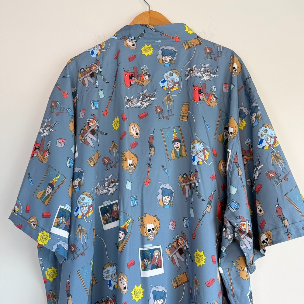 RSVLTS Disney Home Along Sitcky Bandits Button Down Shirt 4XL - Picture 8 of 9